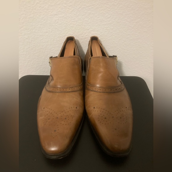 Donald J. Pliner Brown Monk Strap Oxfords. Size 10.5. - Picture 2 of 8